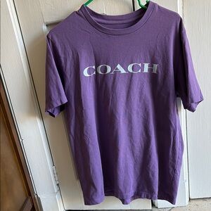 Coach Purple Short Sleeve Tee
